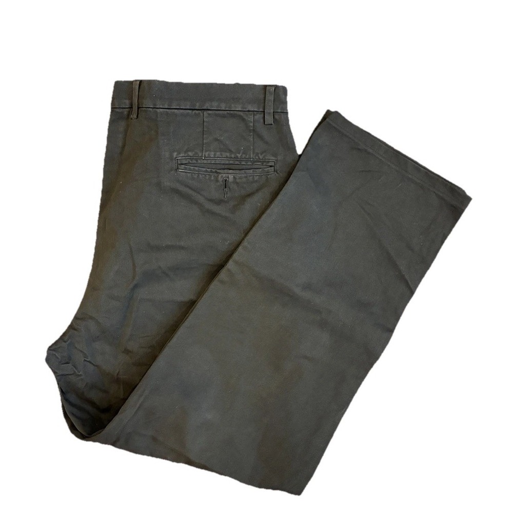 Spier & Mackay Pants Chinos Flat Front High Rise Premium Cotton Brown 38 Slim